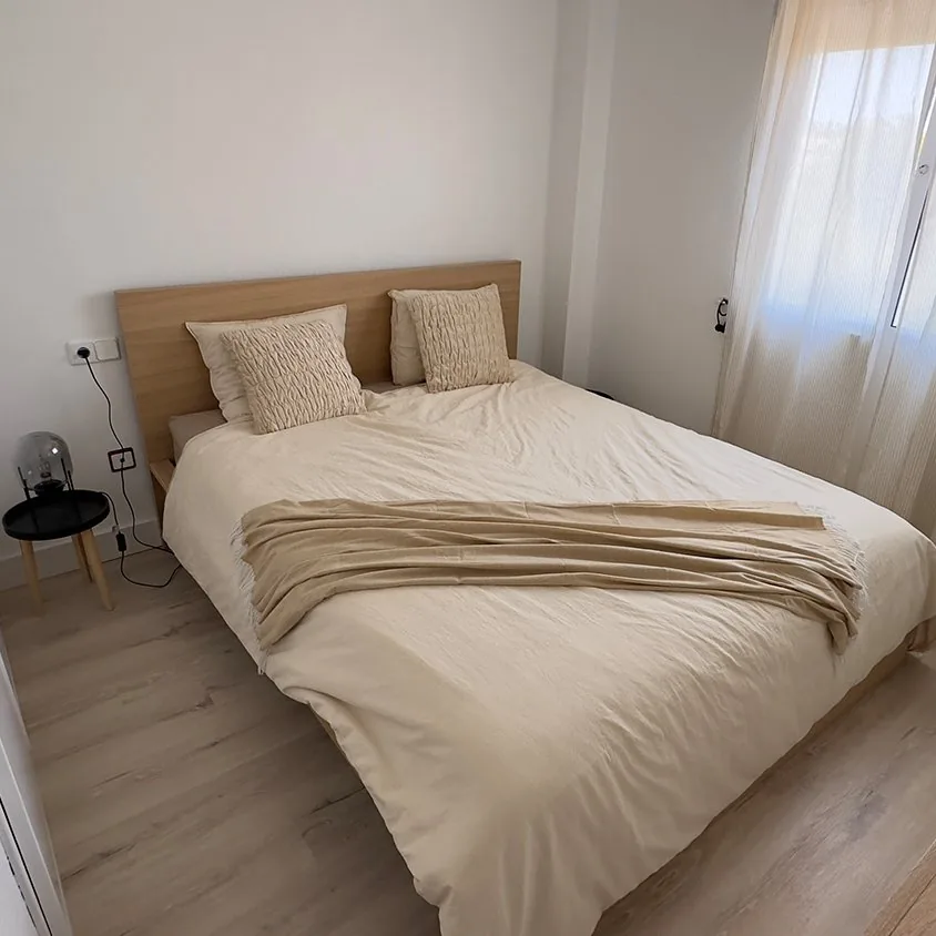 Slaapkamer met tweepersoonsbed